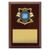 pl06a-walnut Walnut banner plaque with timber construction