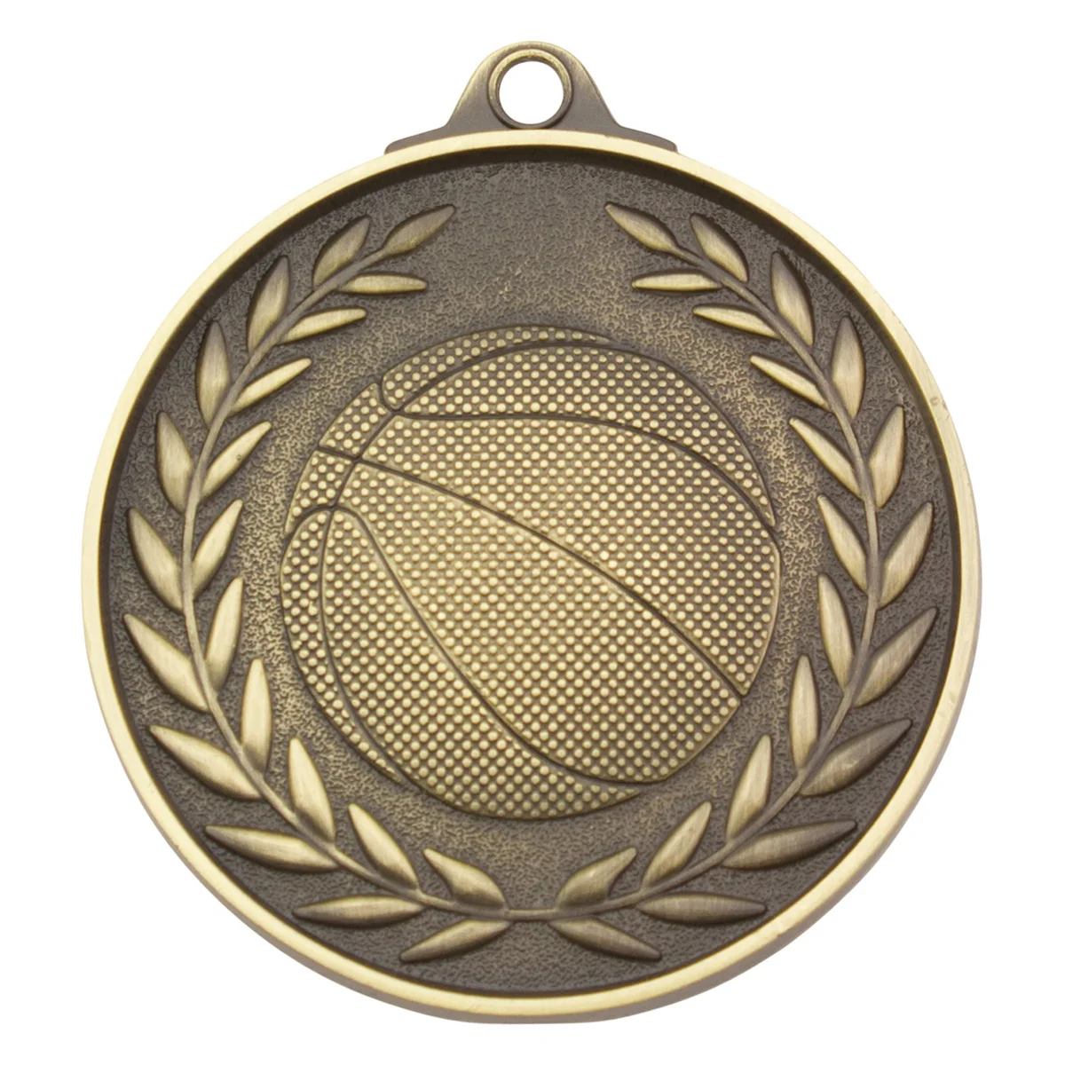 mx807g-gold Gold basketball antique gold with metal construction