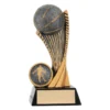 32034a-gold Gold basketball arch with resin construction