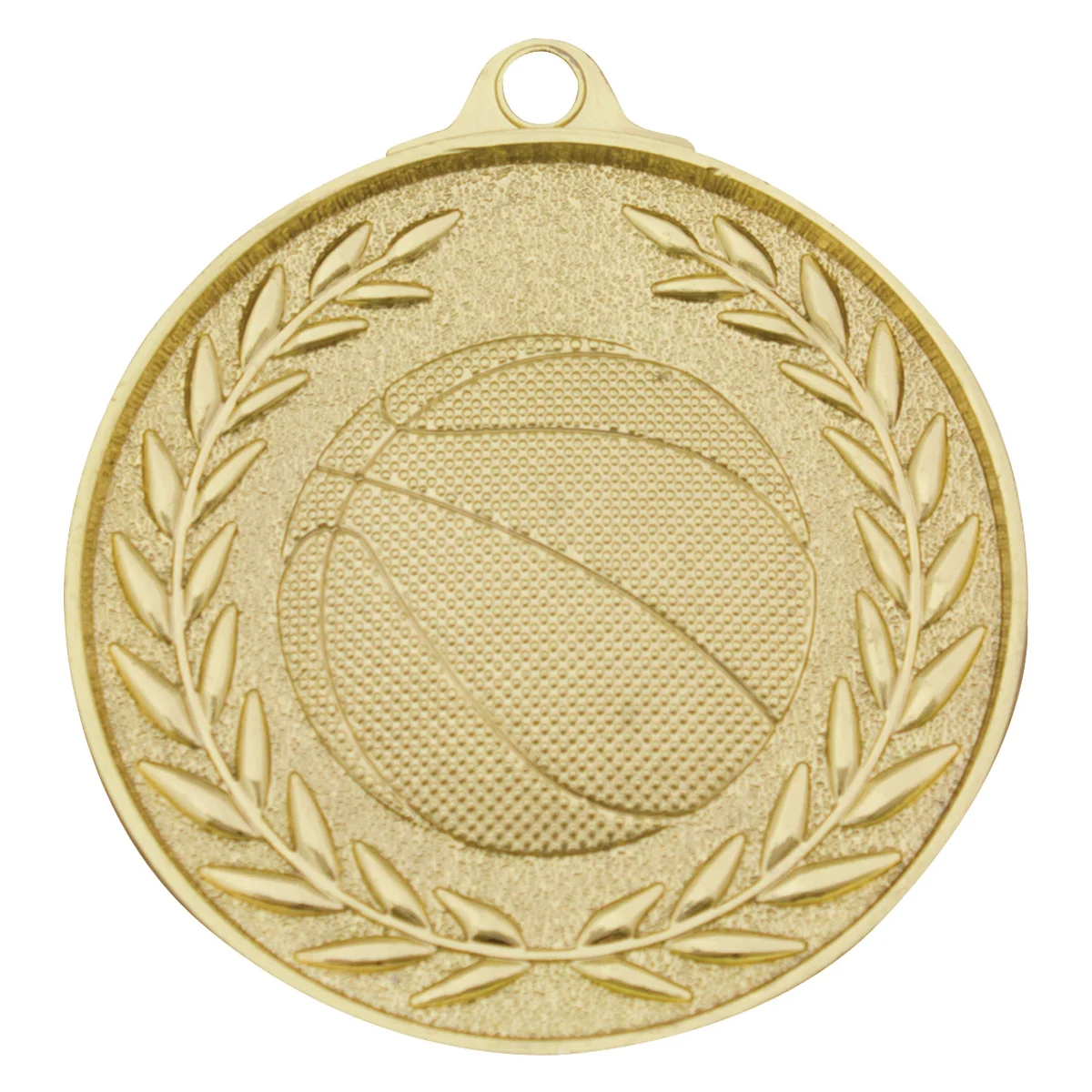 mx907g-gold Gold basketball classic wreath with metal construction