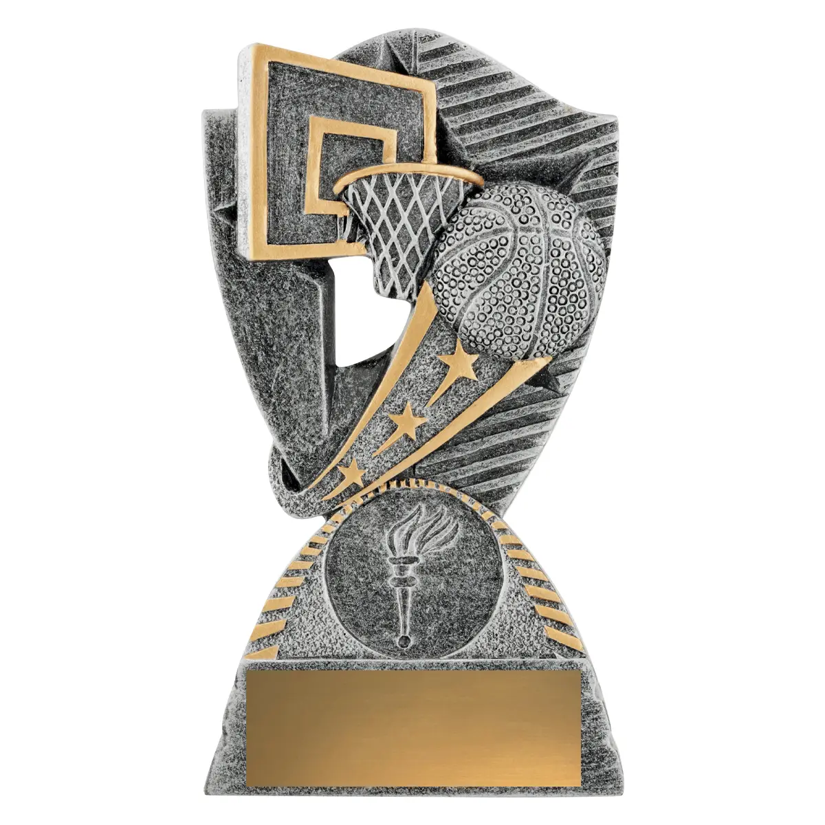 a2034a-silver Silver basketball gambit with resin construction