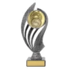 -gold Silver / gold basketball husky with plastic / metal / marble construction