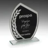 w879a-black-grey-bg Black black wreath award with glass construction