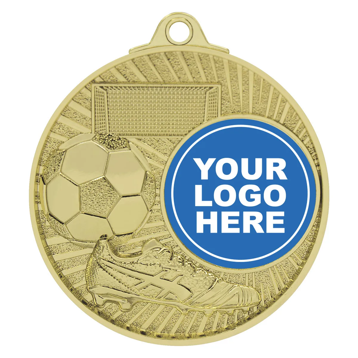 my704g-gold Gold blitz medal with metal construction