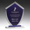 Blue blue charter with glass construction