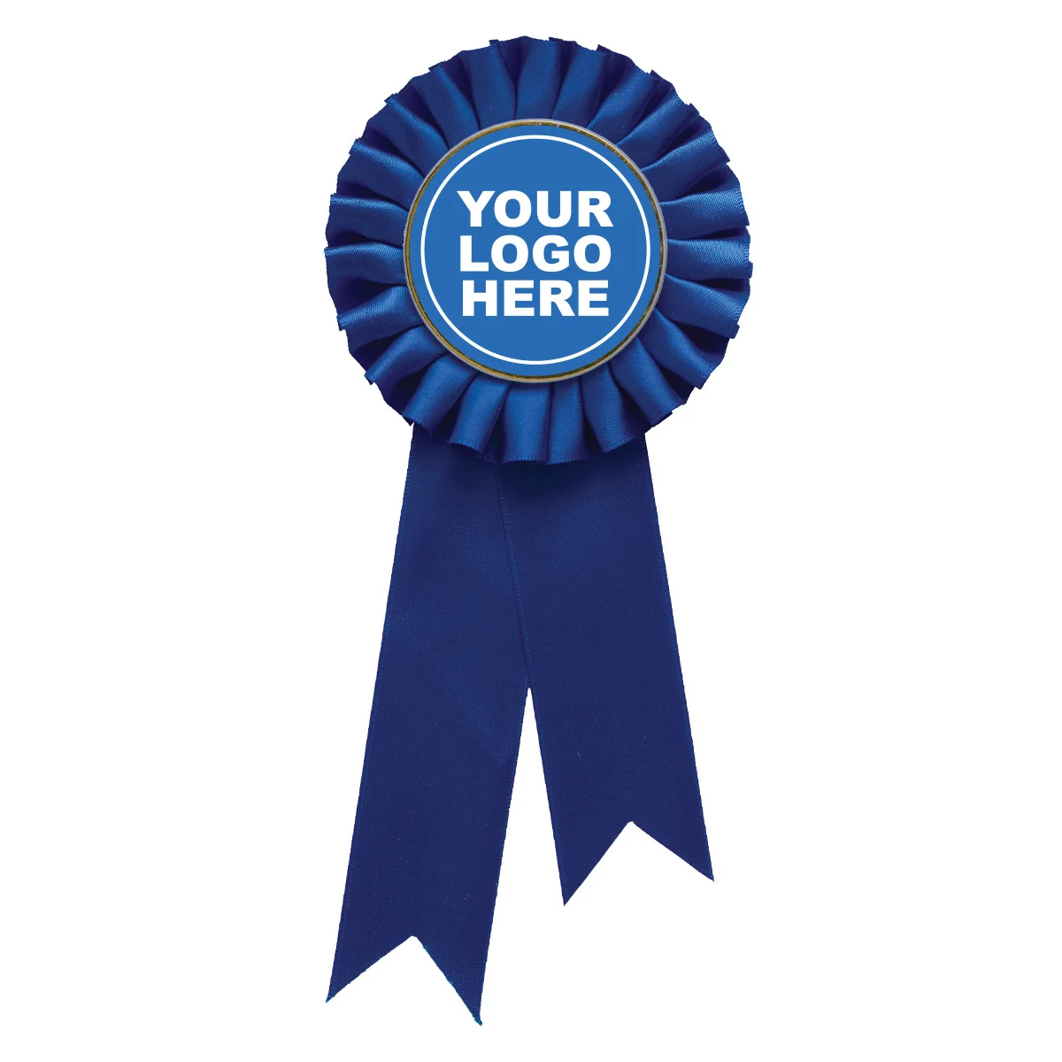 rst03h-blue Blue blue rosette w/ hook