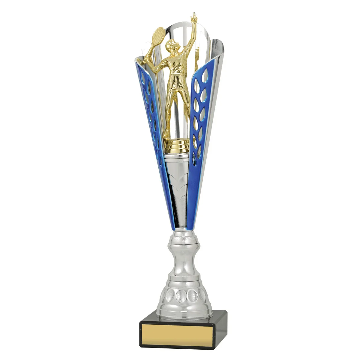 cup111a-blue Blue blue tycone - figure with plastic / marble construction