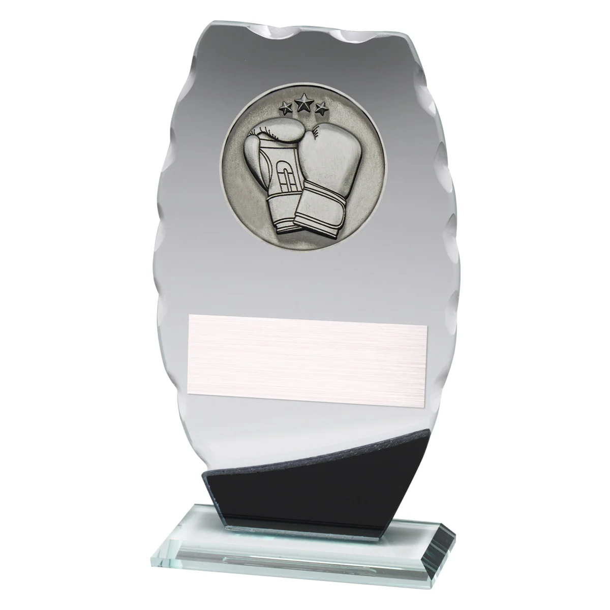 wm732a Boxing clipped oval with glass construction