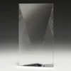 Capstone award with crystal construction