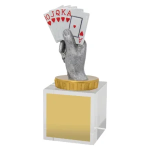 Silver cards budget crystal with crystal construction