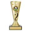 Gold carnival cup - league / union with plastic / marble construction
