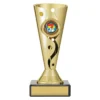 crv58a-gold Gold carnival cup - lifesaving with plastic / marble construction