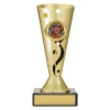 Gold carnival cup - music with plastic / marble construction