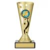 crv90a-gold Gold carnival cup - novelty with plastic / marble construction