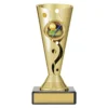 crv75a-gold Gold carnival cup - softball with plastic / marble construction