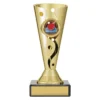 crv66a-gold Gold carnival cup - table tennis with plastic / marble construction