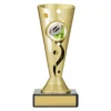 crv422a-gold Gold carnival cup - tag with plastic / marble construction