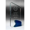 -blue Clear / blue celestial glass- peak with glass construction