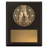 sp623a-black Black challenge plaque - ballet with timber construction