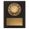 sp633a-black Black challenge plaque - baseball / softball with timber construction