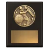 sp614a-black Black challenge plaque - batting with timber construction