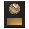 Black challenge plaque - cross country with timber construction