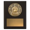sp699a-black Black challenge plaque - duck with timber construction