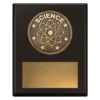 sp612a-black Black challenge plaque - science with timber construction