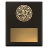 sp659c-black Black challenge plaque - track & field with timber construction
