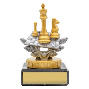 Black chess marble with marble construction