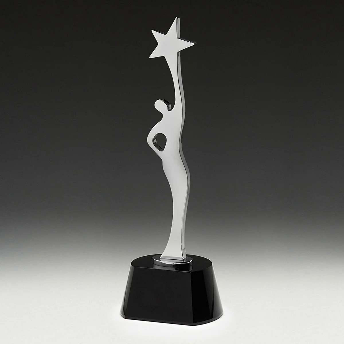 yj941-grey-bg Cip crystal goddess with crystal / metal construction
