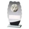 Clipped oval glass - tenpin with glass construction