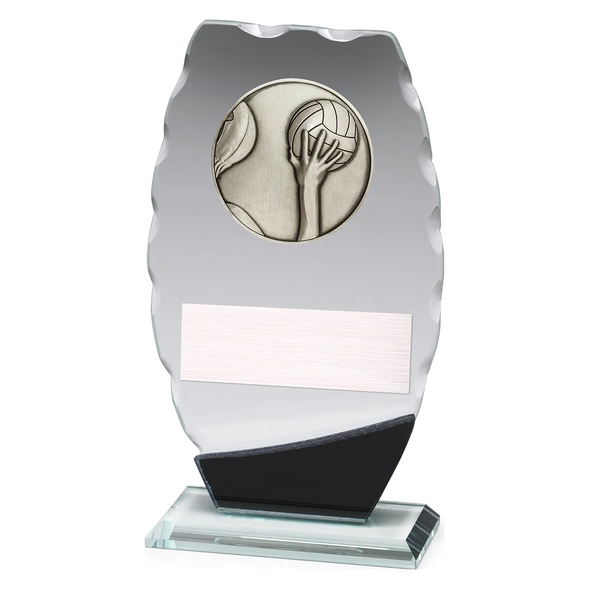 wm770a Clipped oval glass - water polo with glass construction