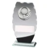 Clipped oval - golf theme with glass construction