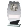 wm786a Clipped oval - male with glass construction