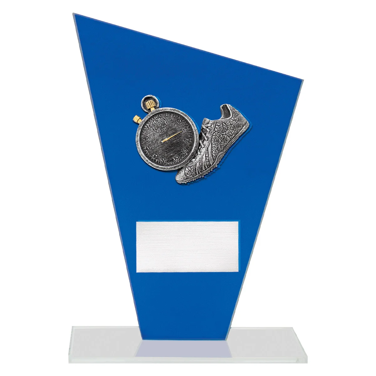 wf347a-blue Blue cobalt glass with glass construction