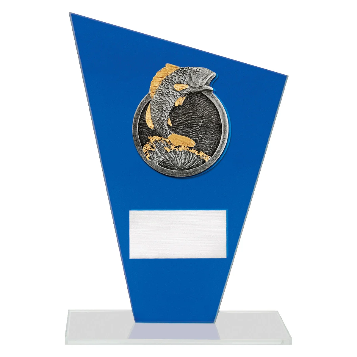 wf303a-blue Blue cobalt glass - fishing with glass construction