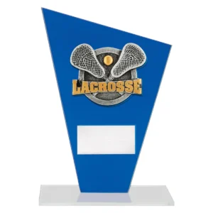 Blue cobalt glass - lacrosse with glass construction