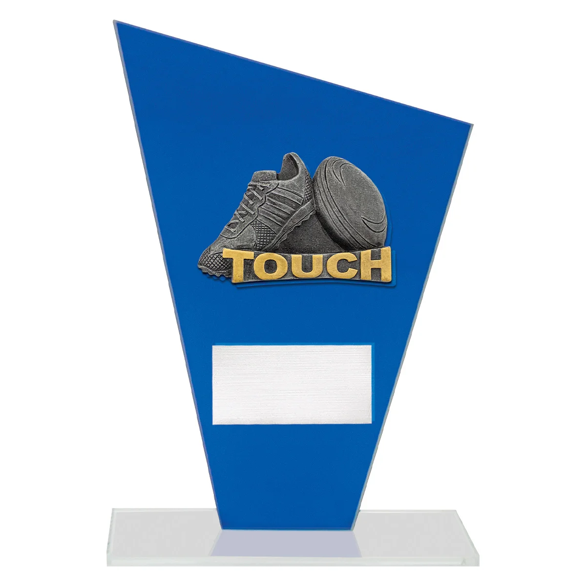 wf342a-blue Blue cobalt glass - touch with glass construction
