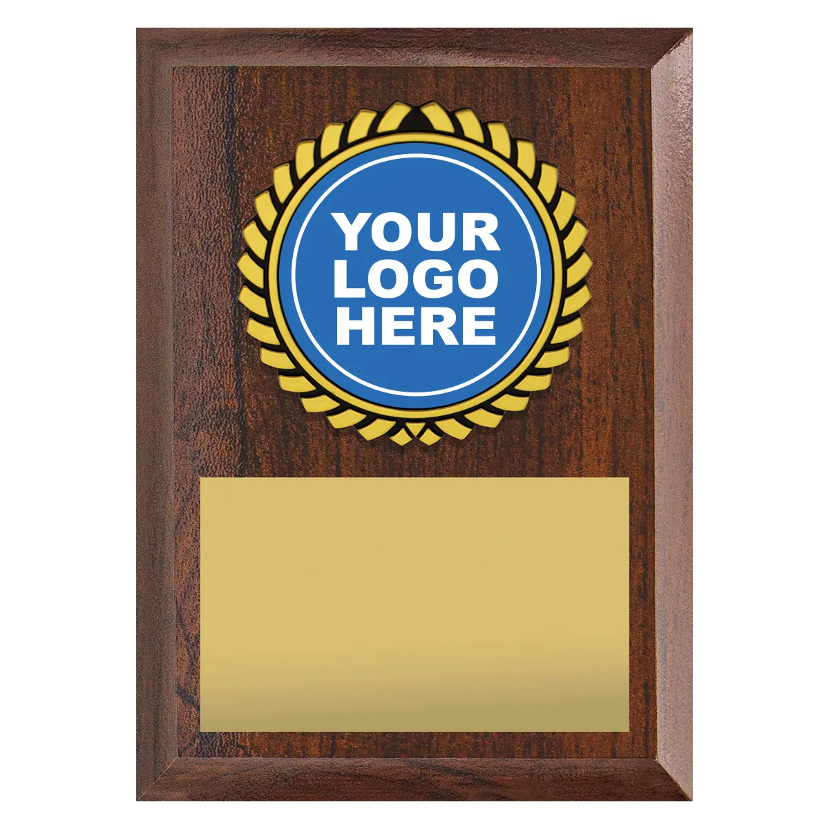 pl16a-walnut Walnut college plaque with timber construction