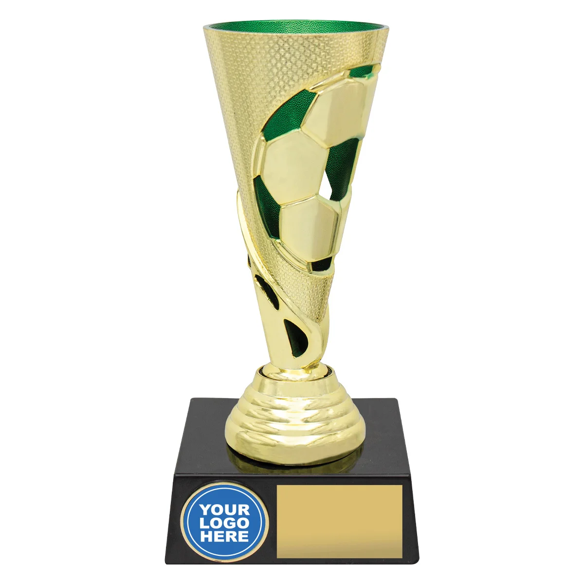 f514-green Green copa logo with plastic construction