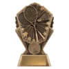 cr146a-gold Gold cosmos - badminton with resin construction