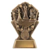 Gold cosmos - chess with resin construction