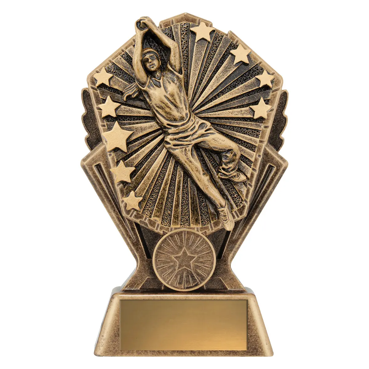 cr120a-gold Gold cosmos - female fielding with resin construction