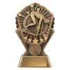 cr123a-gold Gold cosmos - female swimmer with resin construction