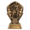 cr187a-gold Gold cosmos - footy female with resin construction