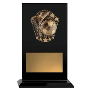 Black cosmos glass - football with glass construction