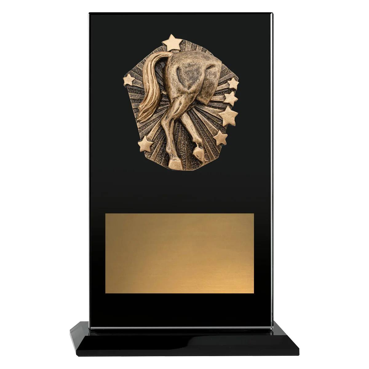 ckg282a-black Black cosmos glass - novelty with glass construction