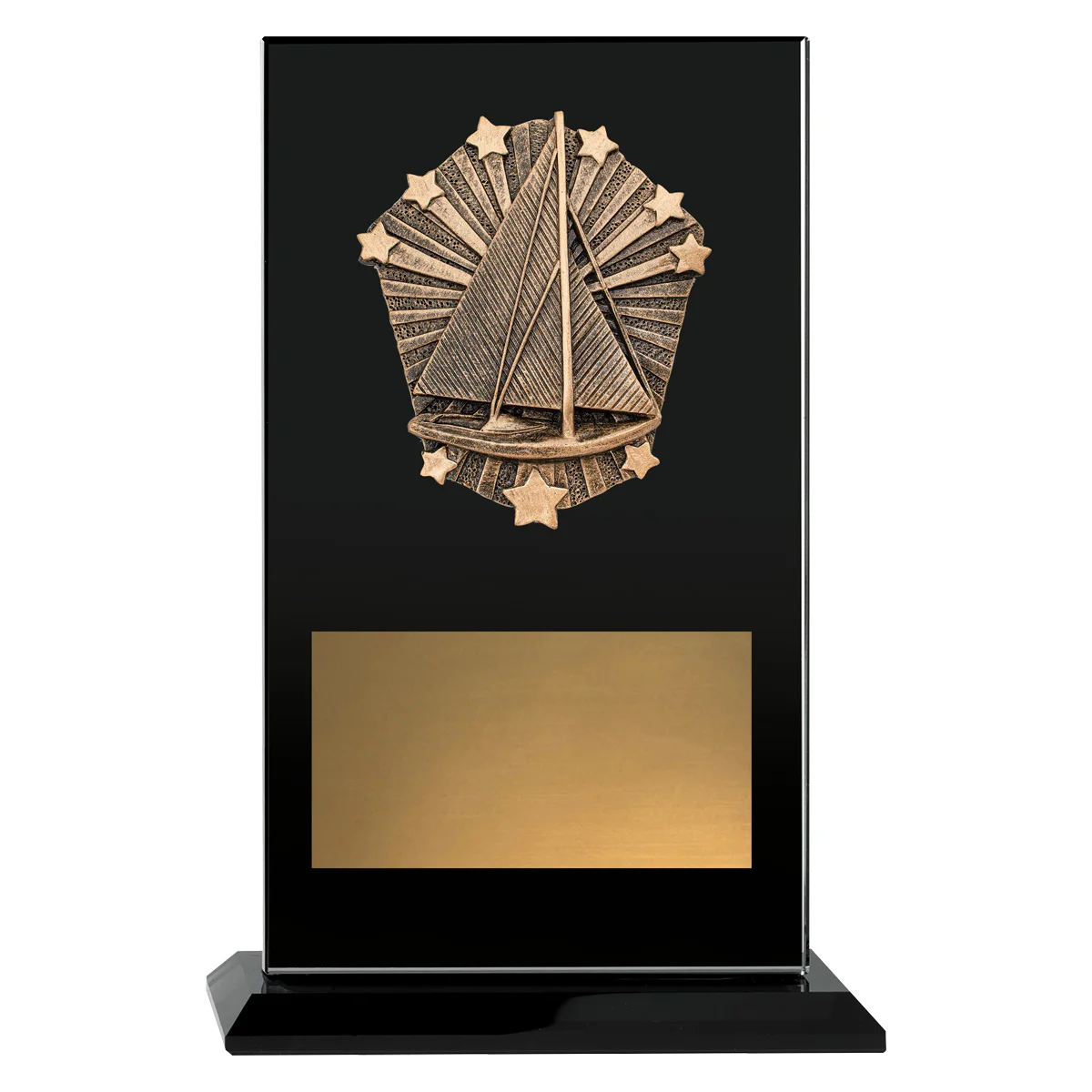 Black cosmos glass - sailing with glass construction