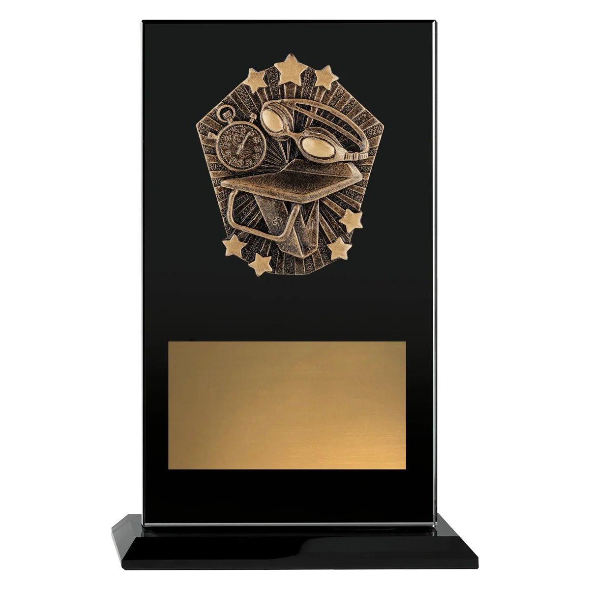 ckg230a-black Black cosmos glass - swim with glass construction